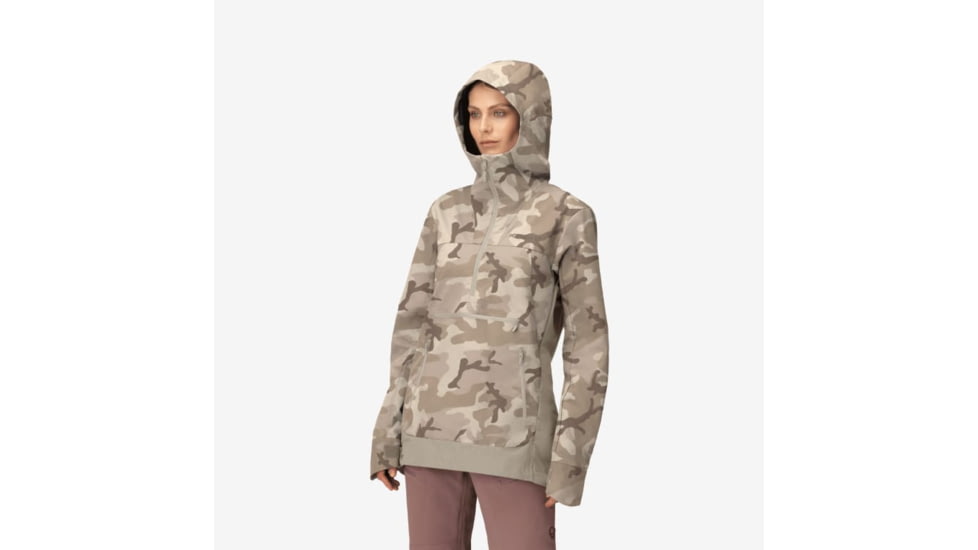Norrona Femund Cotton Anorak - Womens, Beige Camo, Extra Small, 2634-24-4412-XS