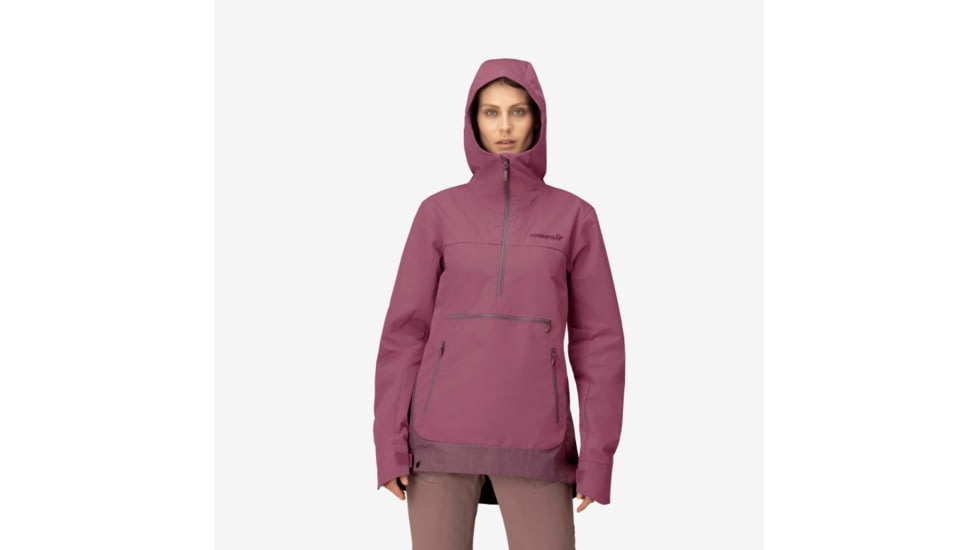Norrona Femund Cotton Anorak - Womens, Grape Shake, Small, 2634-24-6749-S