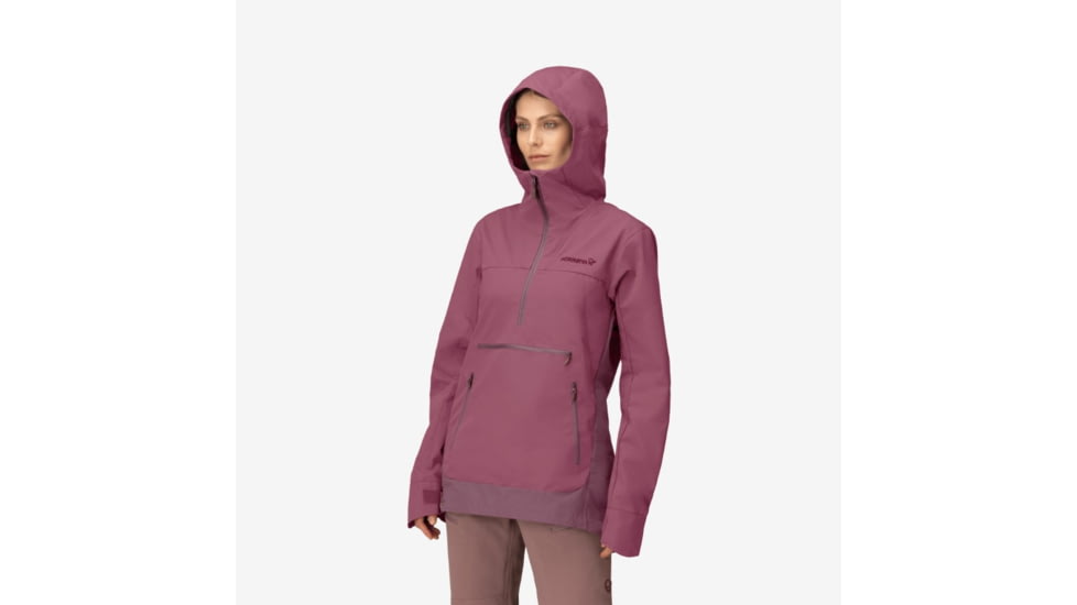Norrona Femund Cotton Anorak - Womens, Grape Shake, Small, 2634-24-6749-S