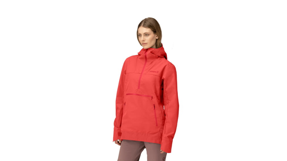 Norrona Femund Cotton Anorak - Womens, Paprika, Extra Small, 2634-24-1107-XS
