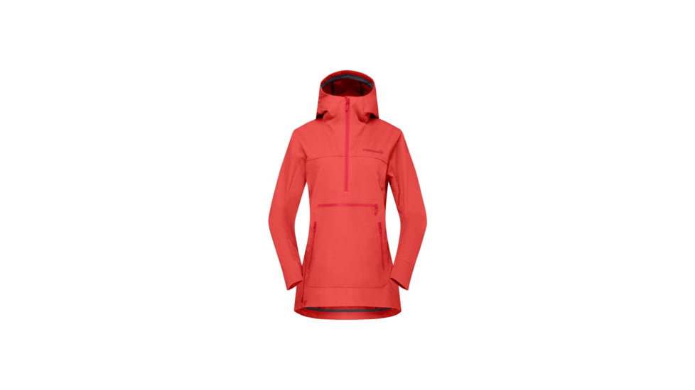 Norrona Femund Cotton Anorak - Womens, Paprika, Extra Small, 2634-24-1107-XS