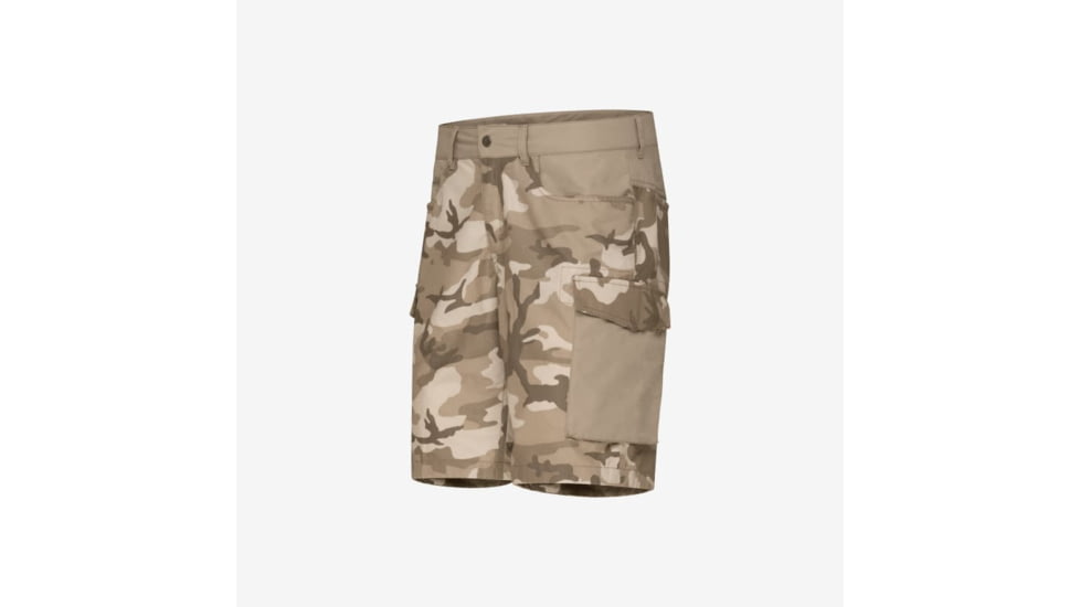 Norrona Femund Cotton Cargo Shorts - Mens, Beige Camo, Medium, 2642-24-4412-M
