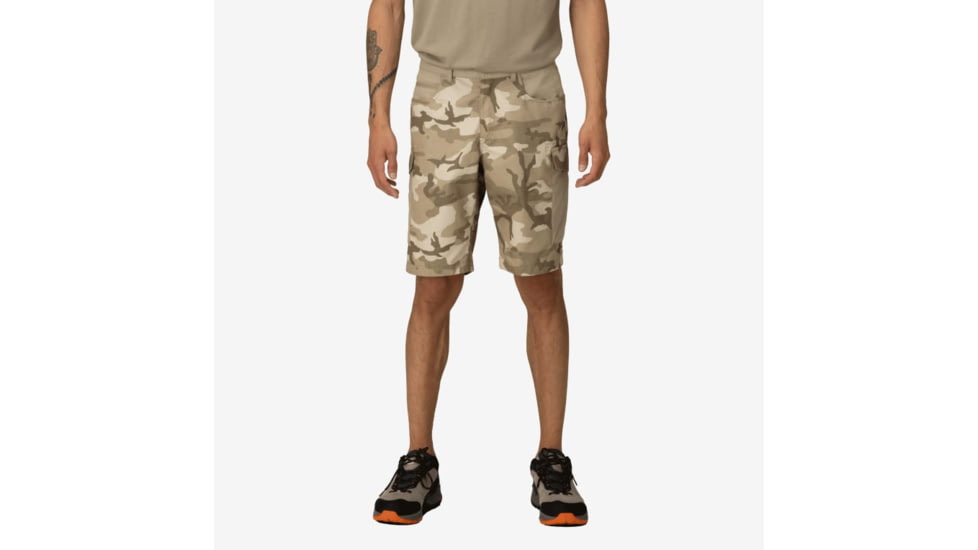 Norrona Femund Cotton Cargo Shorts - Mens, Beige Camo, Medium, 2642-24-4412-M