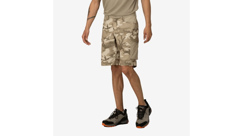 Norrona Femund Cotton Cargo Shorts - Mens, Beige Camo, Medium, 2642-24-4412-M
