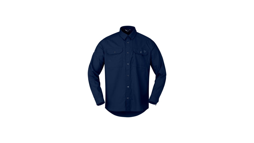 Norrona Femund Cotton Shirt - Mens, Navy Blazer, Large, 2669-25-2016-L