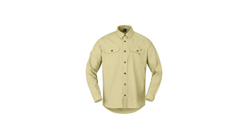 Norrona Femund Cotton Shirt - Mens, Sage Green, Small, 2669-25-3516-S