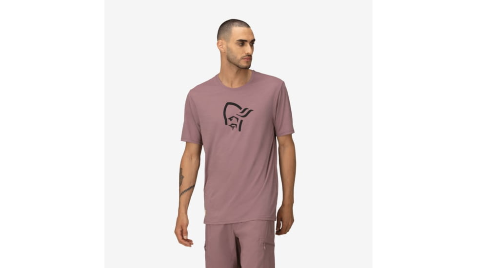 Norrona Femund Equaliser Merino T- Shirt - Mens, Grape Shake, Medium, 2649-24-6749-M
