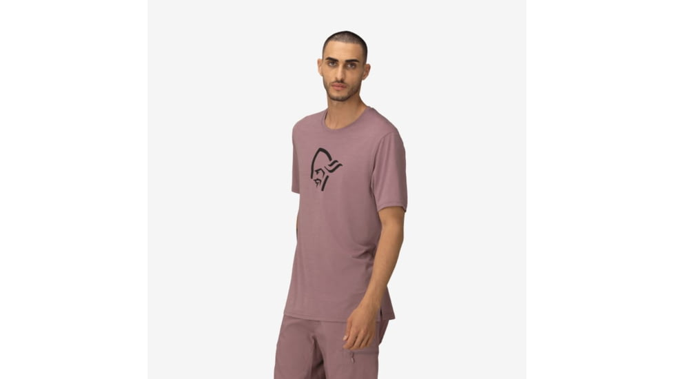 Norrona Femund Equaliser Merino T- Shirt - Mens, Grape Shake, Medium, 2649-24-6749-M