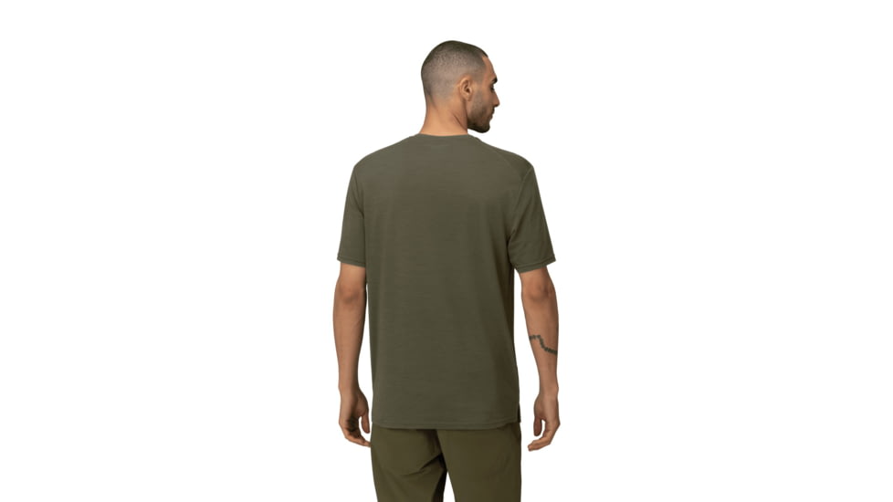 Norrona Femund Equaliser Merino T- Shirt - Mens, Olive Night, Large, 2649-24-3301-L