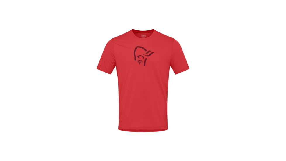 Norrona Femund Equaliser Merino T- Shirt - Mens, Paprika, Medium, 2649-24-1107-M