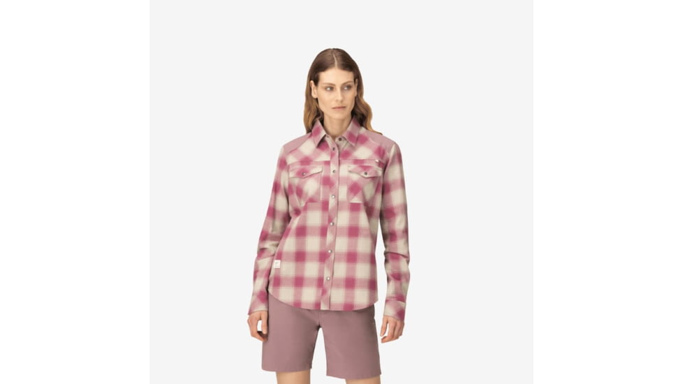 Norrona Femund Flannel Shirt - Womens, Grape Shake, Large, 2654-24-6749-L