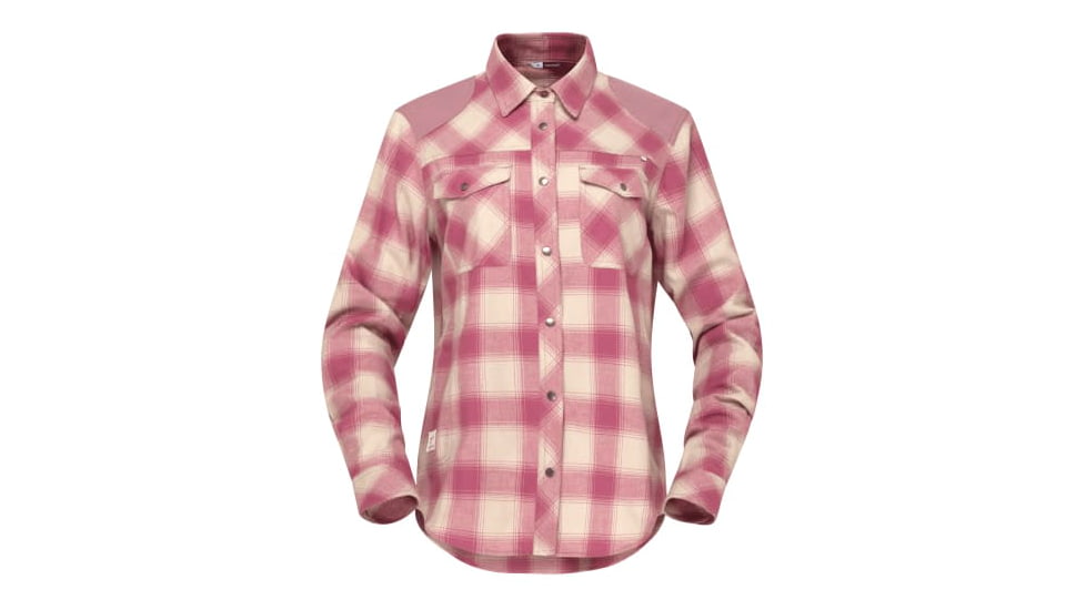 Norrona Femund Flannel Shirt - Womens, Grape Shake, Large, 2654-24-6749-L