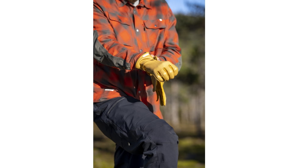 Norrona Femund Leather Gloves, Kangaroo, Large, 2670-24-5501-L