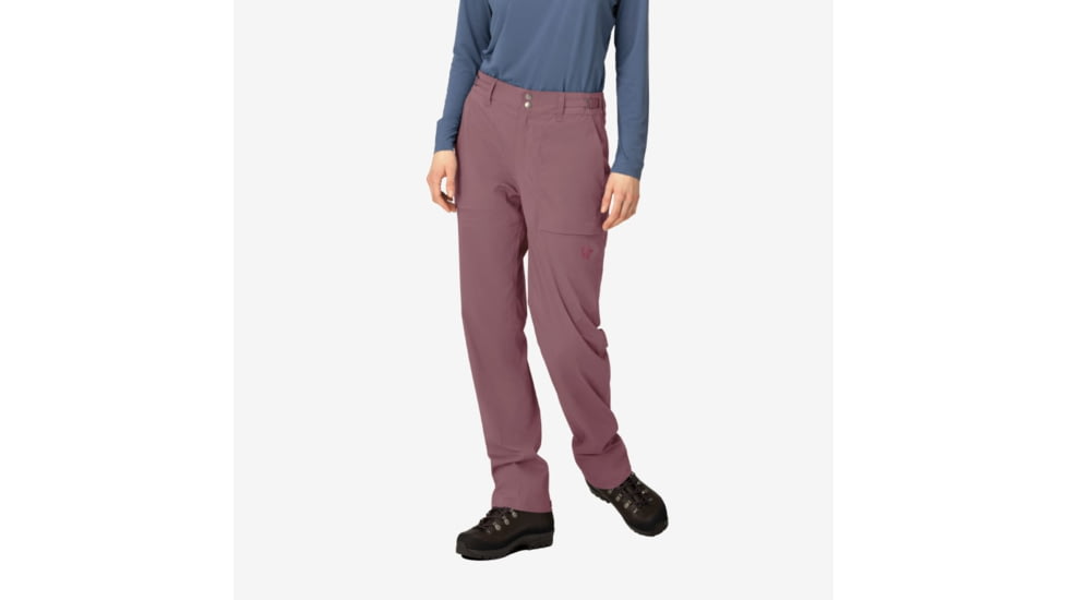 Norrona Femund Light Cotton Pants - Womens, Grape Shake, Large, 2632-24-6749-L