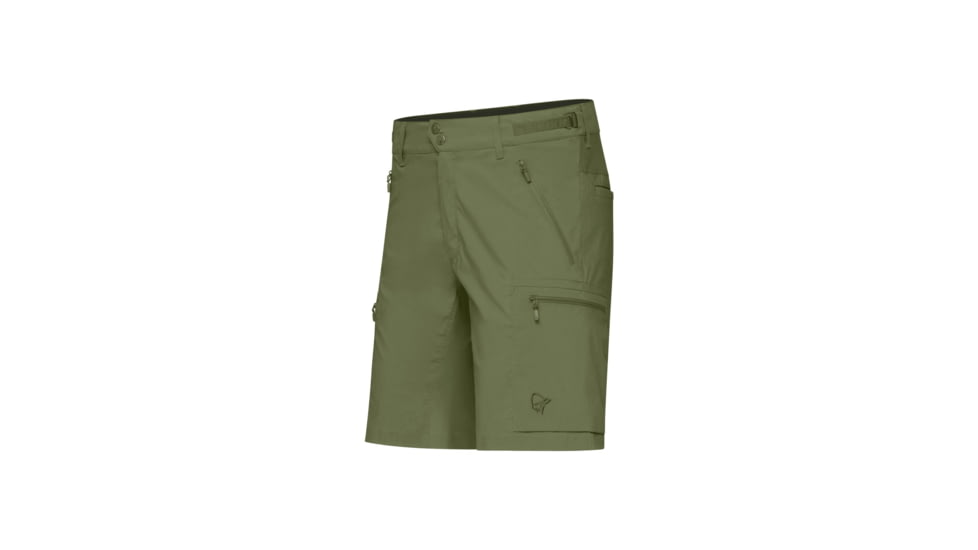 Norrona Femund Light Cotton Shorts - Mens, Loden Green, Extra Large, 2628-24-3006-XL