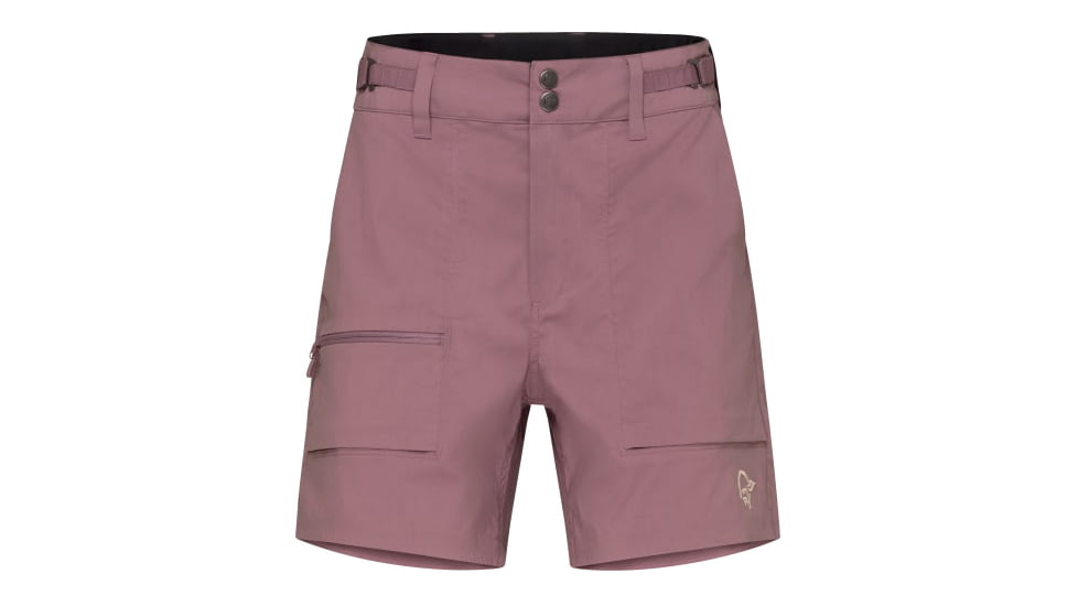 Norrona Femund Light Cotton Shorts - Womens, Grape Shake, Medium, 2633-24-6749-M