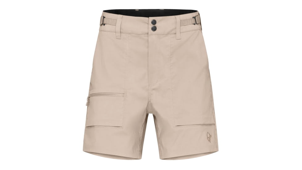 Norrona Femund Light Cotton Shorts - Womens, Pure Cashmere, Small, 2633-24-9001-S