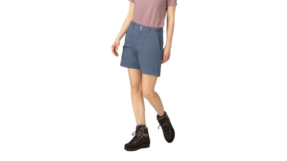Norrona Femund Light Cotton Shorts - Womens, Vintage Indigo, Medium, 2633-24-2308-M