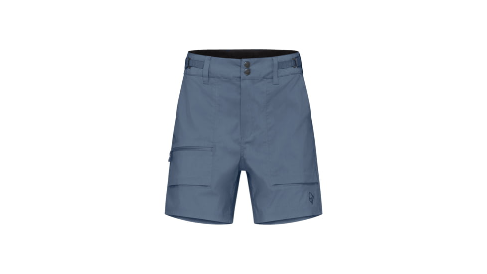 Norrona Femund Light Cotton Shorts - Womens, Vintage Indigo, Medium, 2633-24-2308-M