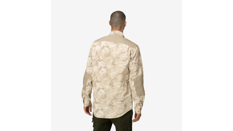 Norrona Femund Light Shirt - Mens, Beige Camo, Extra Large, 2626-24-4412-XL