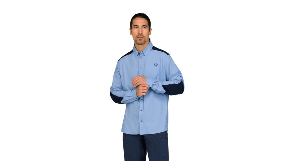 Norrona Femund Light Shirt - Mens, Frozen Fjord, Small, 2626-24-2383-S