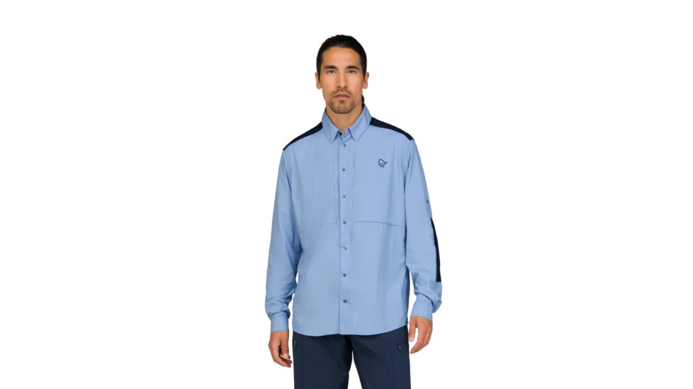 Norrona Femund Light Shirt - Mens, Frozen Fjord, Small, 2626-24-2383-S