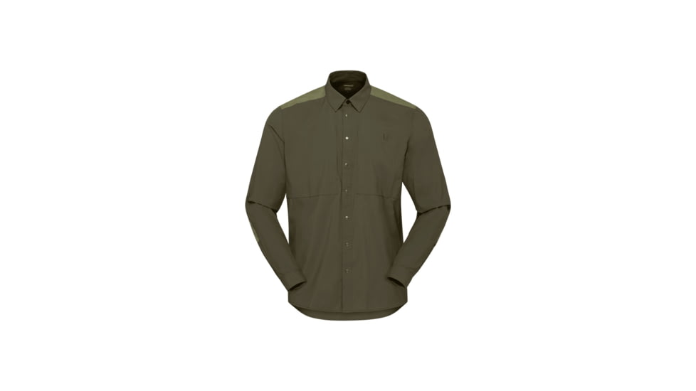 Norrona Femund Light Shirt - Mens, Olive Night, Medium, 2626-24-3301-M