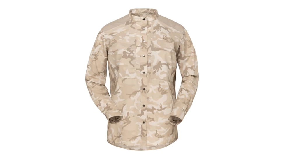 Norrona Femund Light Shirt - Womens, Beige Camo, Medium, 2631-24-4412-M