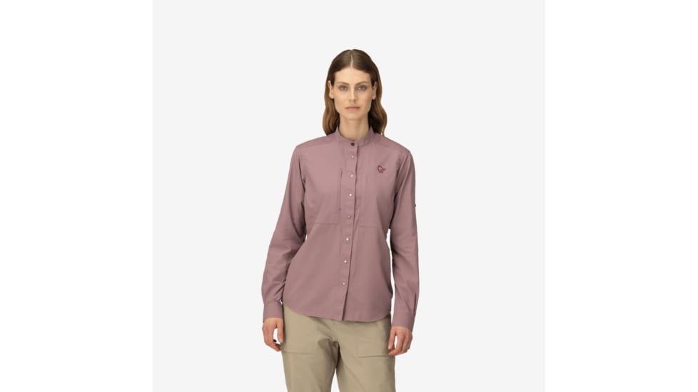 Norrona Femund Light Shirt - Womens, Grape Shake, Medium, 2631-24-6749-M