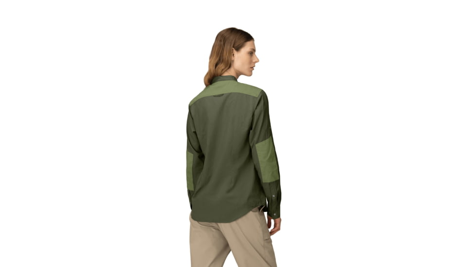 Norrona Femund Light Shirt - Womens, Olive Night, Extra Small, 2631-24-3301-XS