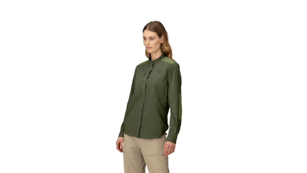 Norrona Femund Light Shirt - Womens, Olive Night, Extra Small, 2631-24-3301-XS