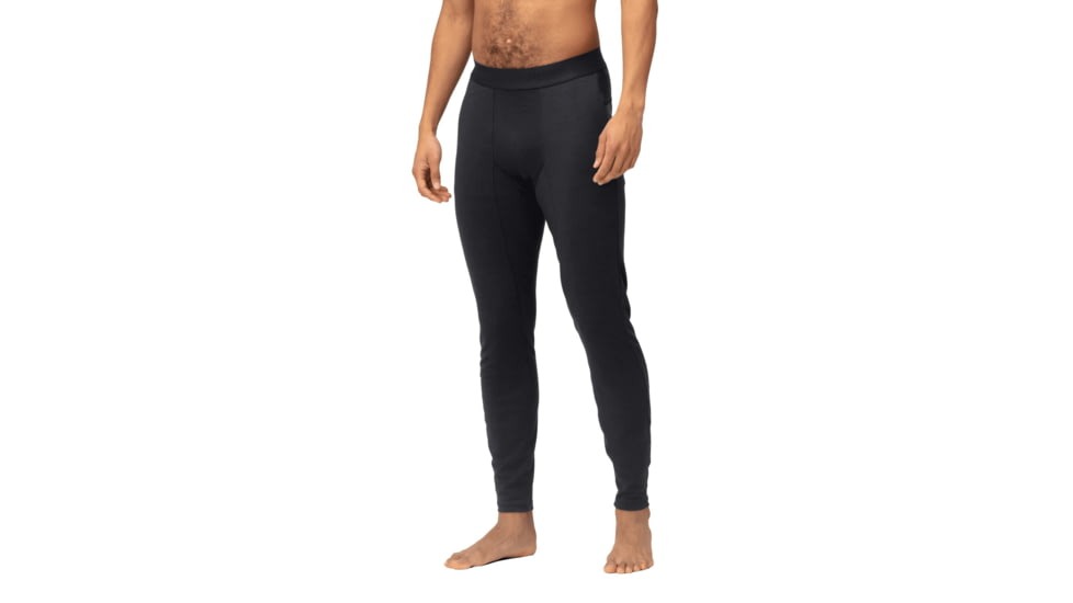 Norrona Femund PureUll Long Baselayers- Mens, Caviar, Medium, 2673-24-7718-M