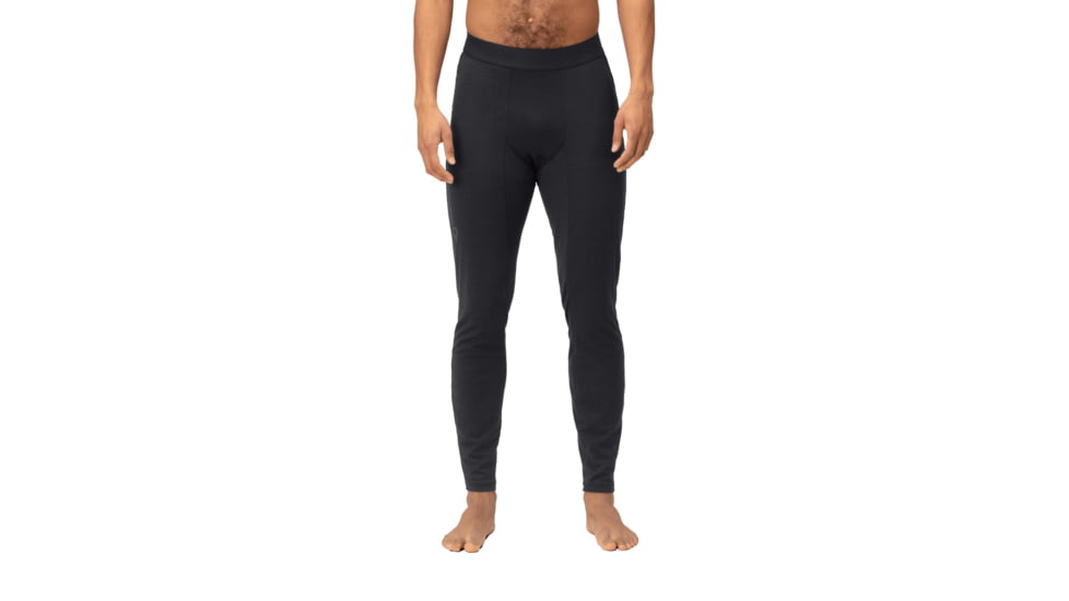 Norrona Femund PureUll Long Baselayers- Mens, Caviar, Medium, 2673-24-7718-M