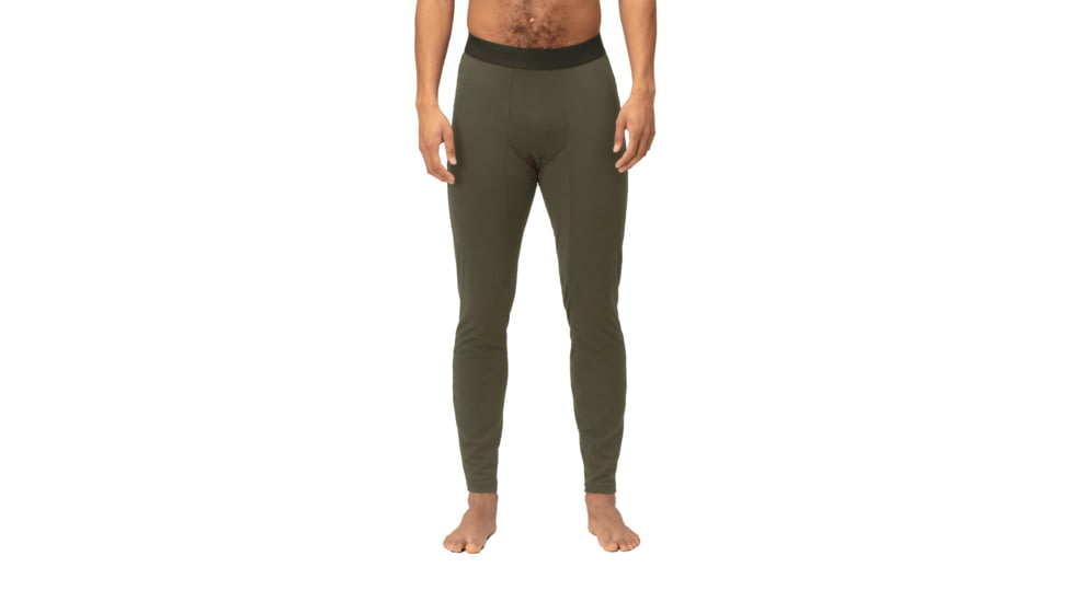 Norrona Femund PureUll Long Baselayers- Mens, Olive Night, Medium, 2673-24-3301-M
