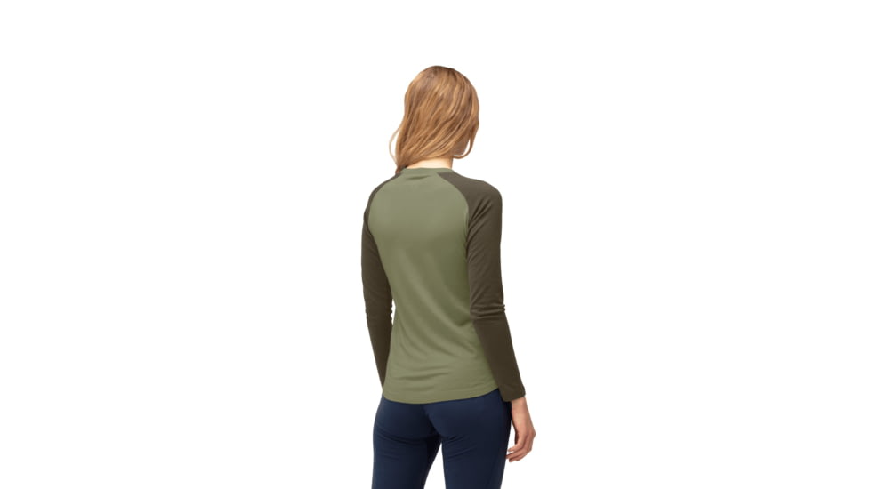 Norrona Femund PureUll Long Sleeve Top - Womens, Loden Green, Extra Small, 2676-24-3006-XS