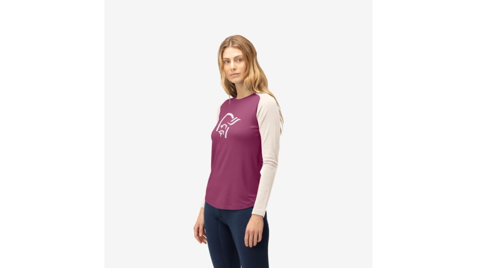 Norrona Femund Pureull Long Sleeve - Womens, Violet Quartz, Small, 2676-24-6744-S