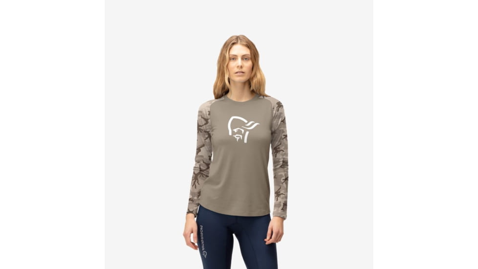 Norrona Femund Pureull Long Sleeve - Womens, Winter Twig, Large, 2676-24-8874-L