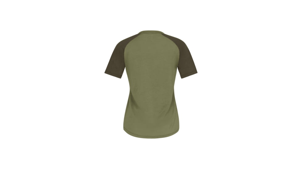 Norrona Femund PureUll T-Shirt - Womens, Loden Green, Small, 2675-24-3006-S