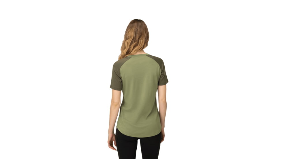 Norrona Femund PureUll T-Shirt - Womens, Loden Green, Small, 2675-24-3006-S