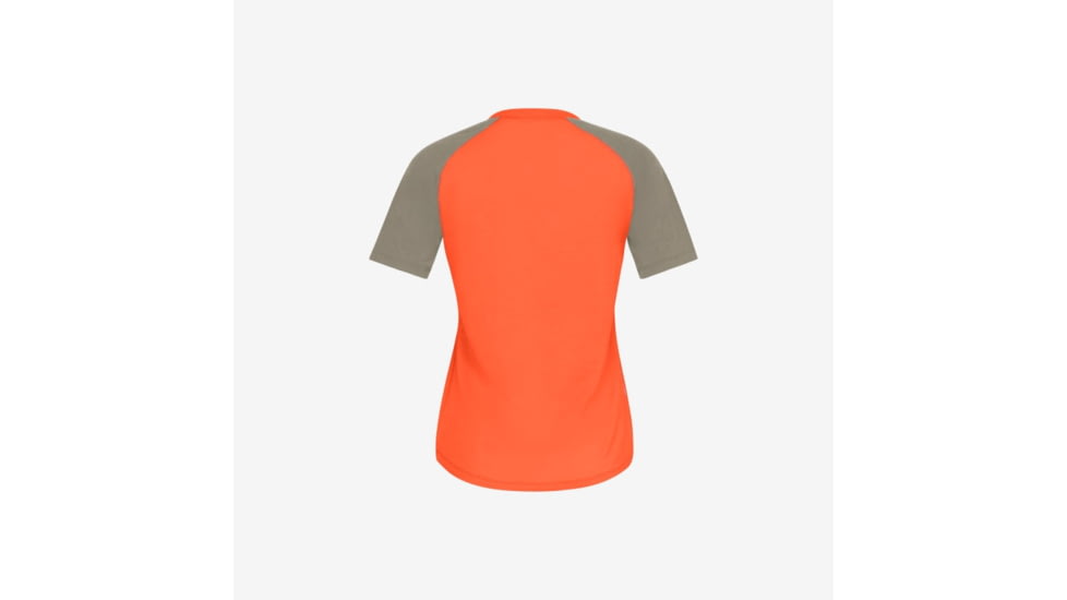 Norrona Femund Pureull T-Shirt - Womens, Orange Alert, Small, 2675-24-5620-S