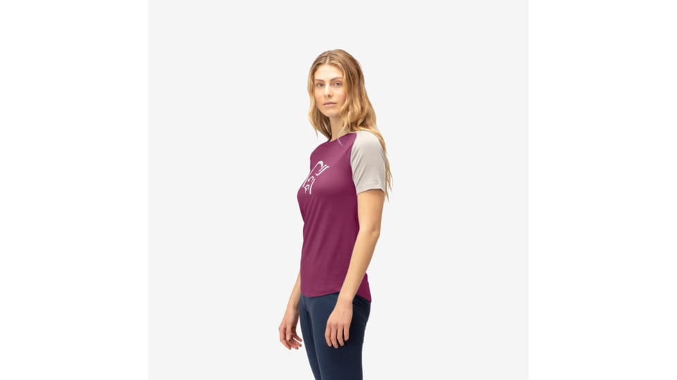 Norrona Femund Pureull T-Shirt - Womens, Violet Quartz, Large, 2675-24-6744-L