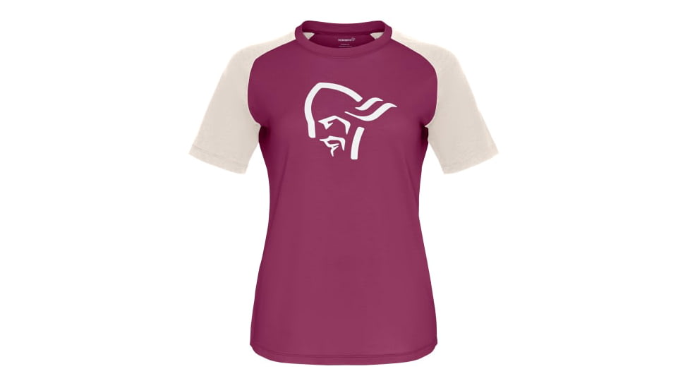 Norrona Femund Pureull T-Shirt - Womens, Violet Quartz, Large, 2675-24-6744-L