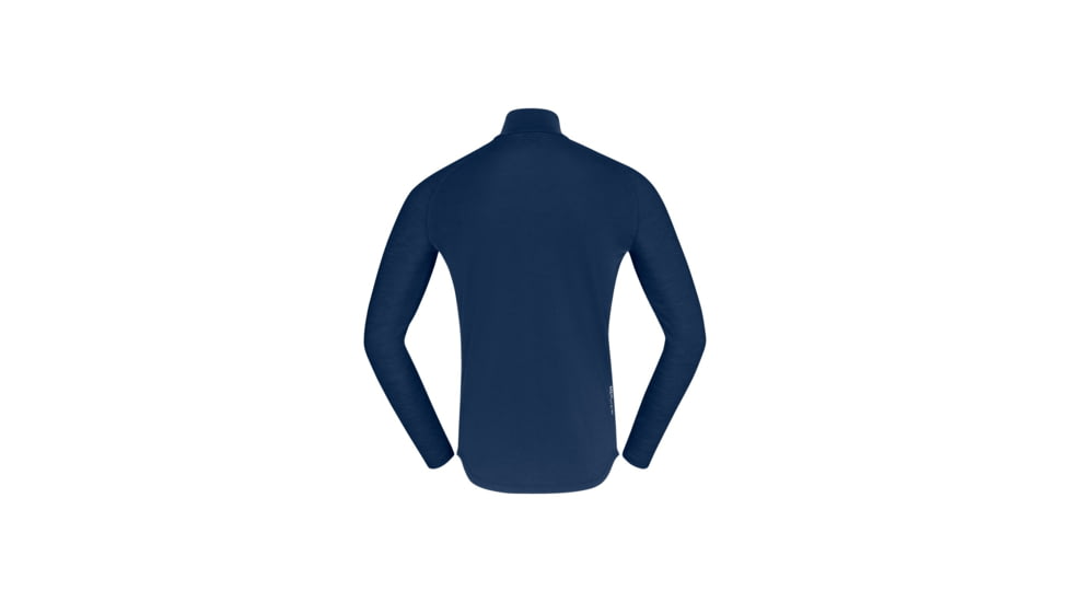 Norrona Femund Pureull Zip Neck Top - Mens, Indigo Night, Extra Large, 2674-24-2295-XL