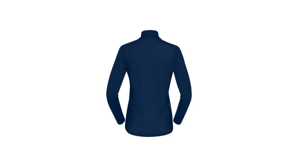 Norrona Femund PureUll Zip Neck Top - Womens, Indigo Night, Medium, 2678-24-2295-M