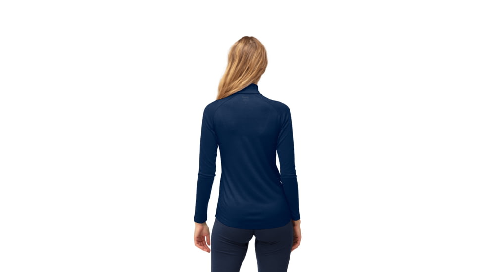 Norrona Femund PureUll Zip Neck Top - Womens, Indigo Night, Medium, 2678-24-2295-M