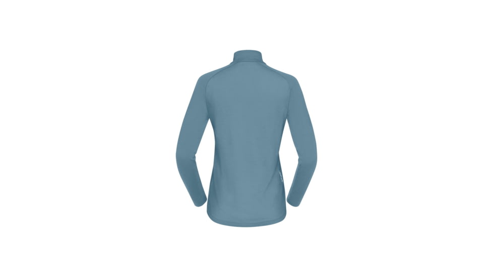 Norrona Femund PureUll Zip Neck Top - Womens, Trooper, Extra Small, 2678-24-8016-XS