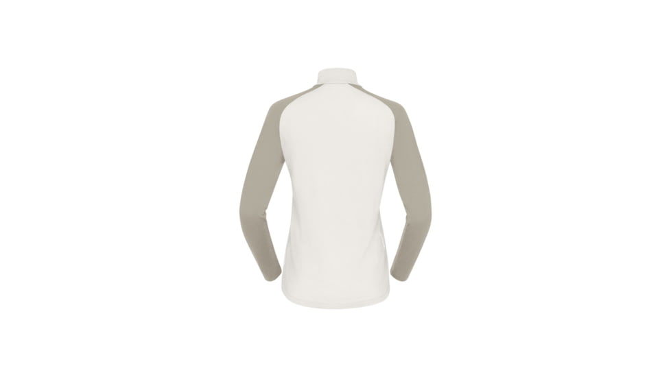 Norrona Femund PureUll Zip Neck Top - Womens, Whisper White, Extra Large, 2678-24-9911-XL