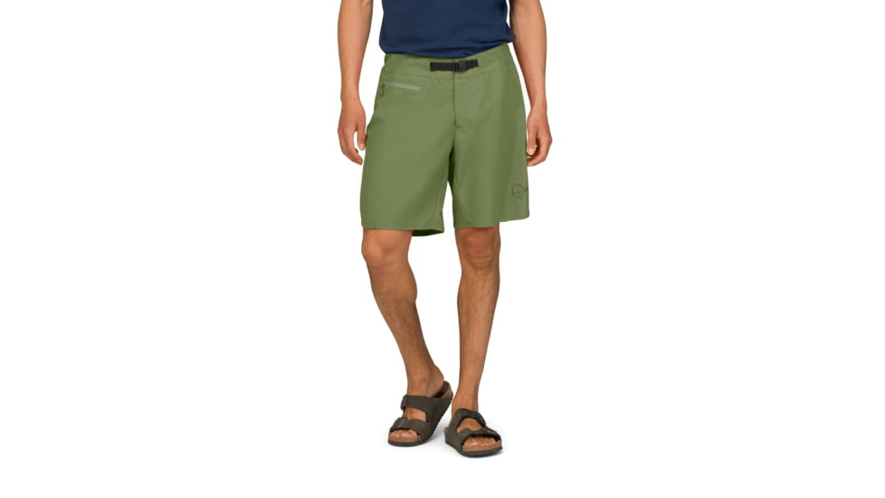 Norrona Femund Silent Grid Shorts - Mens, Loden Green, Medium, 2718-25-3006-M