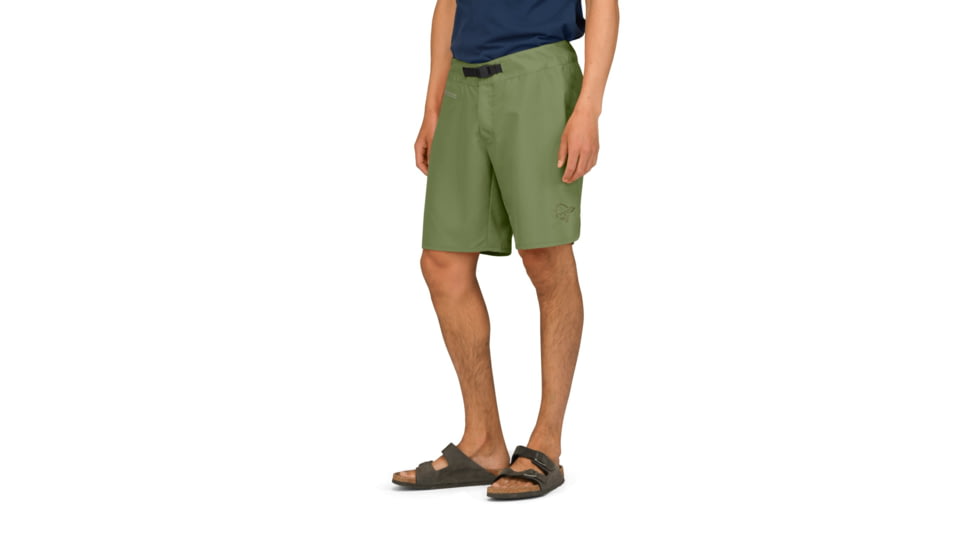 Norrona Femund Silent Grid Shorts - Mens, Loden Green, Medium, 2718-25-3006-M