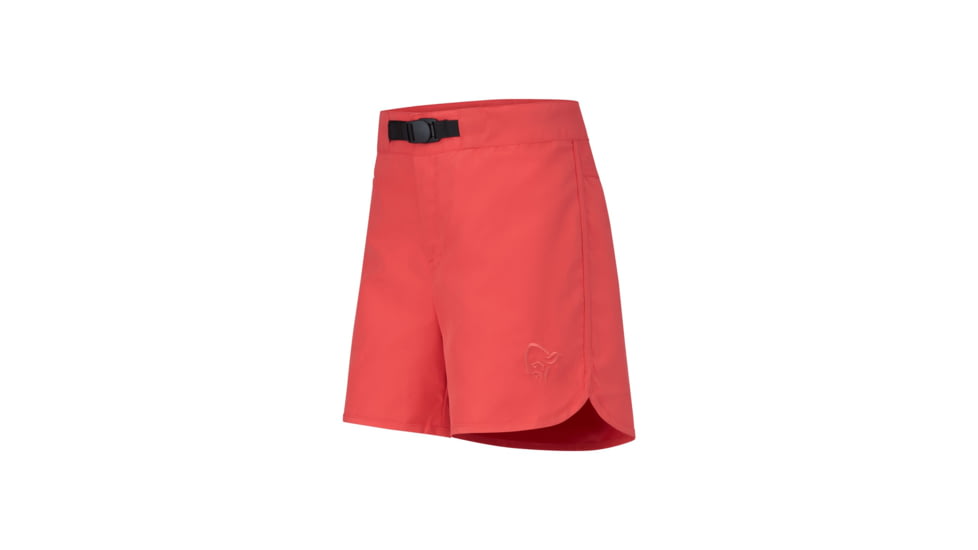 Norrona Femund Silent Grid Shorts - Womens, Paprika, Extra Small, 2719-25-1107-XS